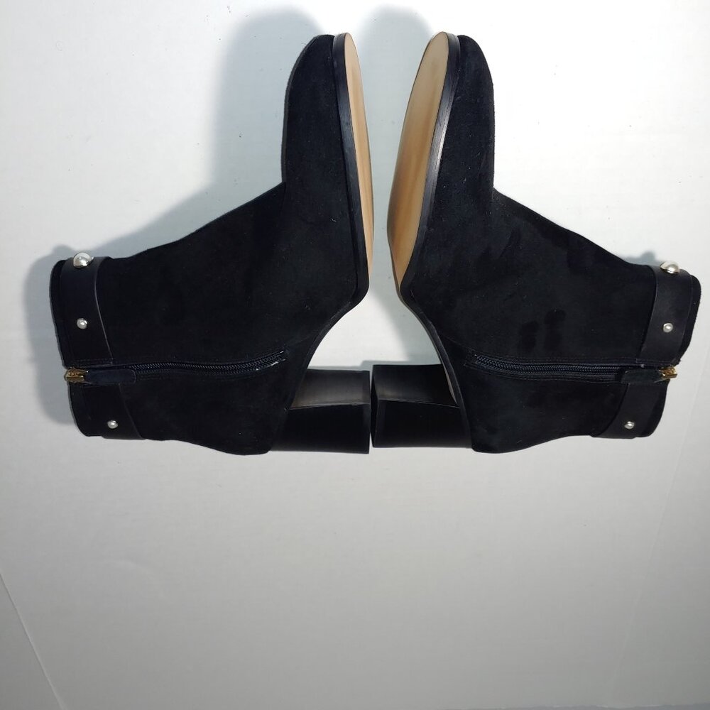 Kate Spade Morgan Pearl Booties Size 11 Black - Picture 6 of 9